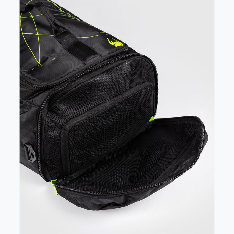 Torba treningowa 2w1 Venum Training Camp 4.0 63 l black/neo green 9