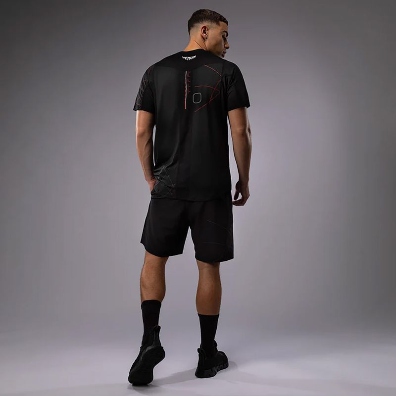 Koszulka treningowa męska Venum Tactical XT black/fire red 3