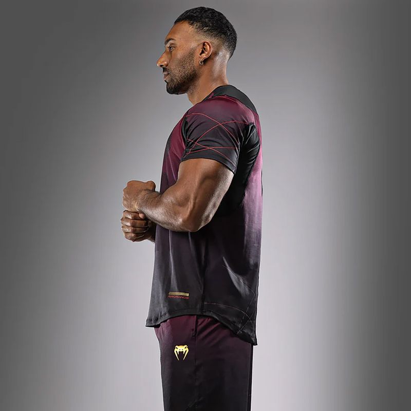 Koszulka treningowa męska Venum Tactical XT black/burgundy/gold 6