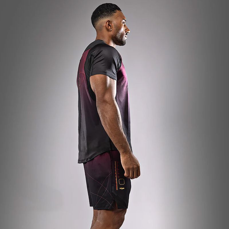 Koszulka treningowa męska Venum Tactical XT black/burgundy/gold 7