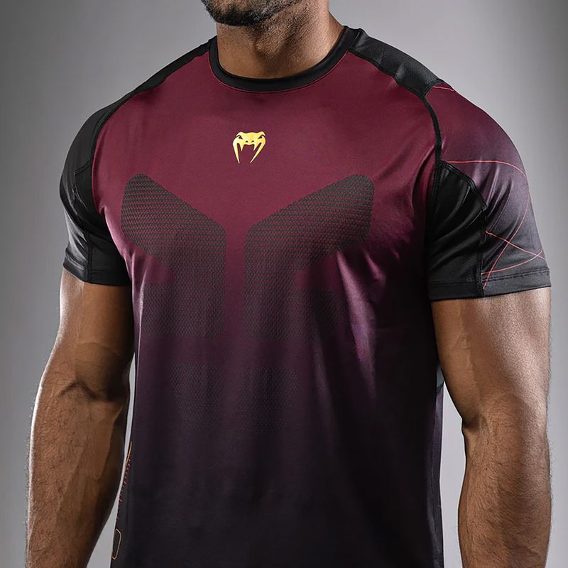 Koszulka treningowa męska Venum Tactical XT black/burgundy/gold 8