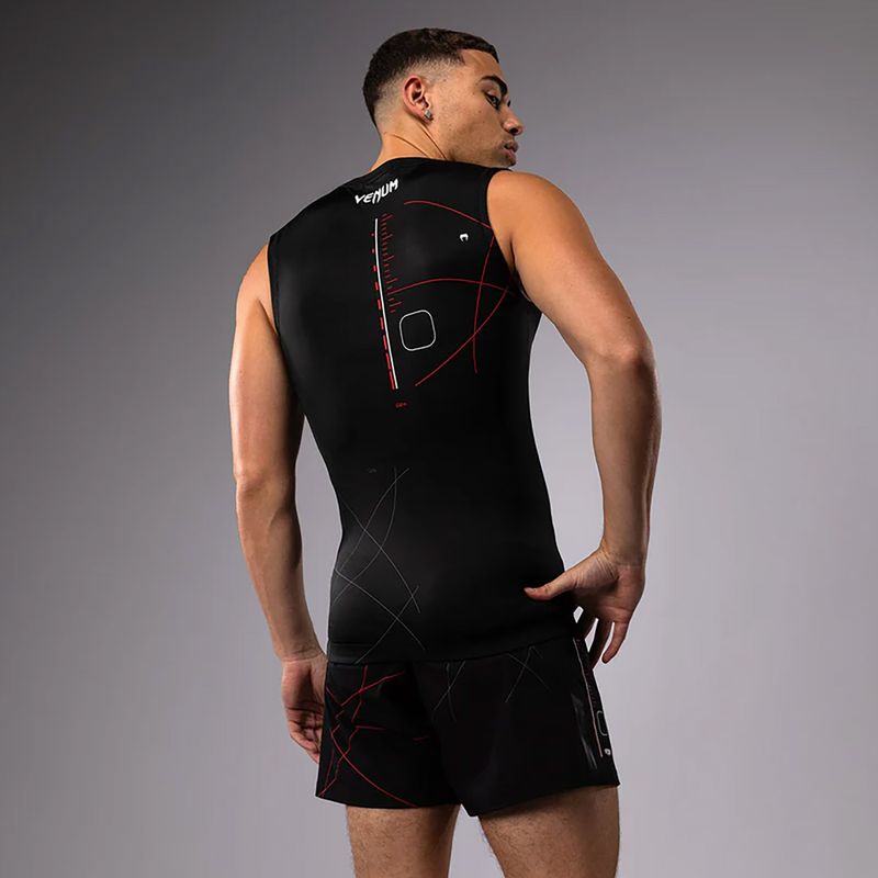 Koszulka treningowa męska Venum Tactical XT 05522 Rashguards black/fire red 2