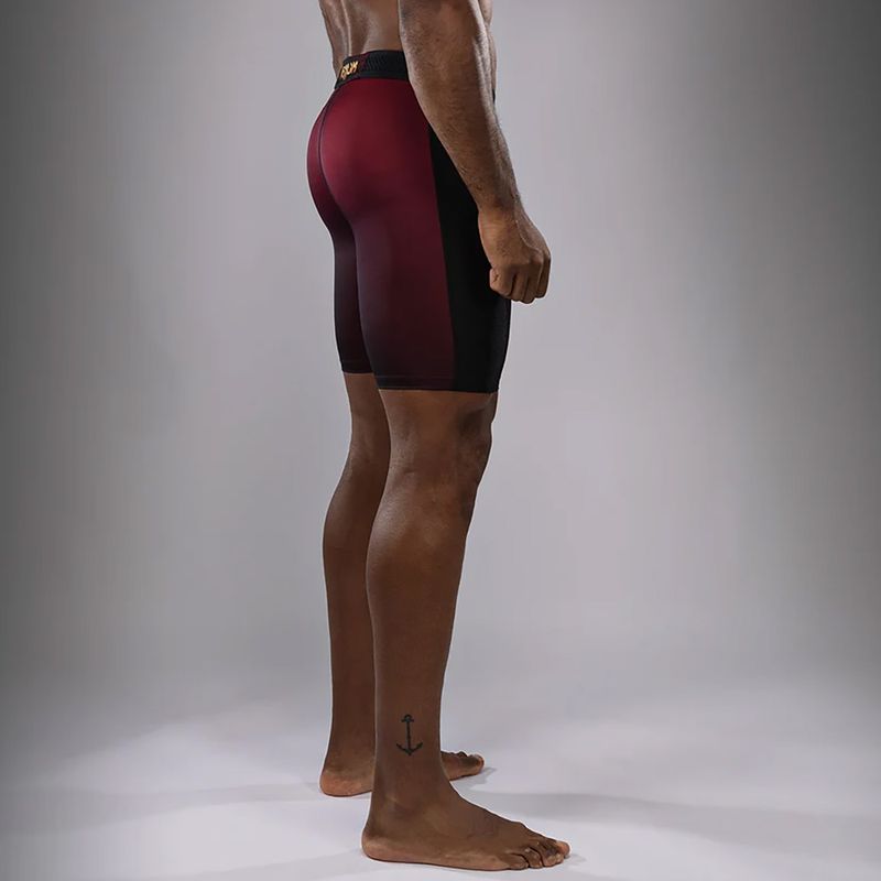 Spodenki treningowe męskie Venum Tactical XT Vale Tudo black/burgundy/gold 5