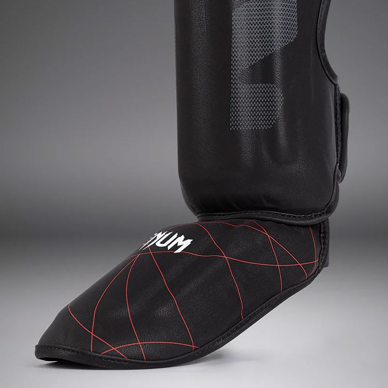 Ochraniacze piszczeli i stóp damskie Venum Tactical XT Shinguards black/fire red 5