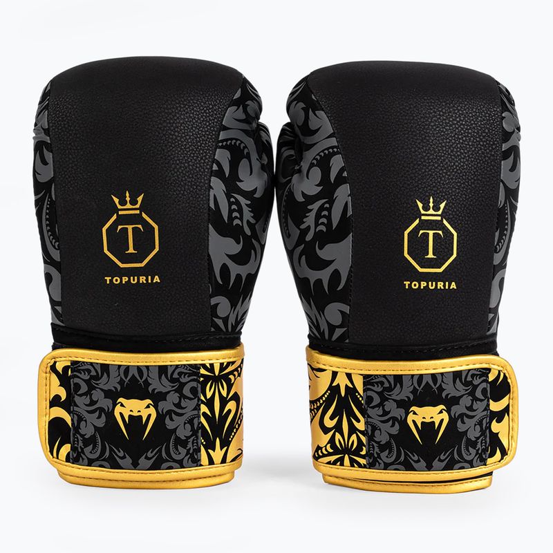 Rękawice bokserskie Venum x Ilia Topuria Unmatched Boxing black/gold