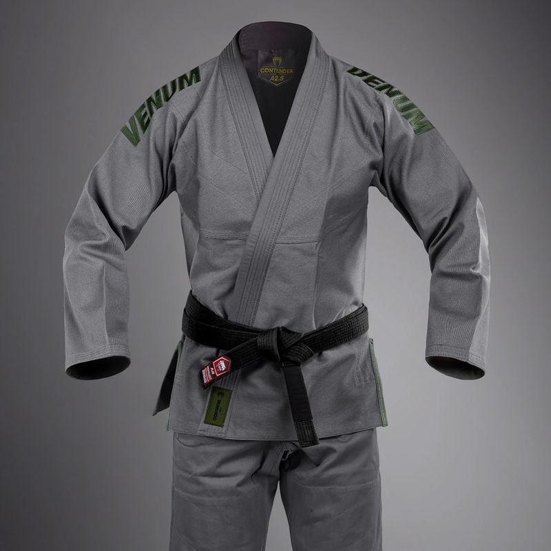 GI do brazylijskiego jiu-jitsu Venum Contender Evo 2.0 storm grey 3
