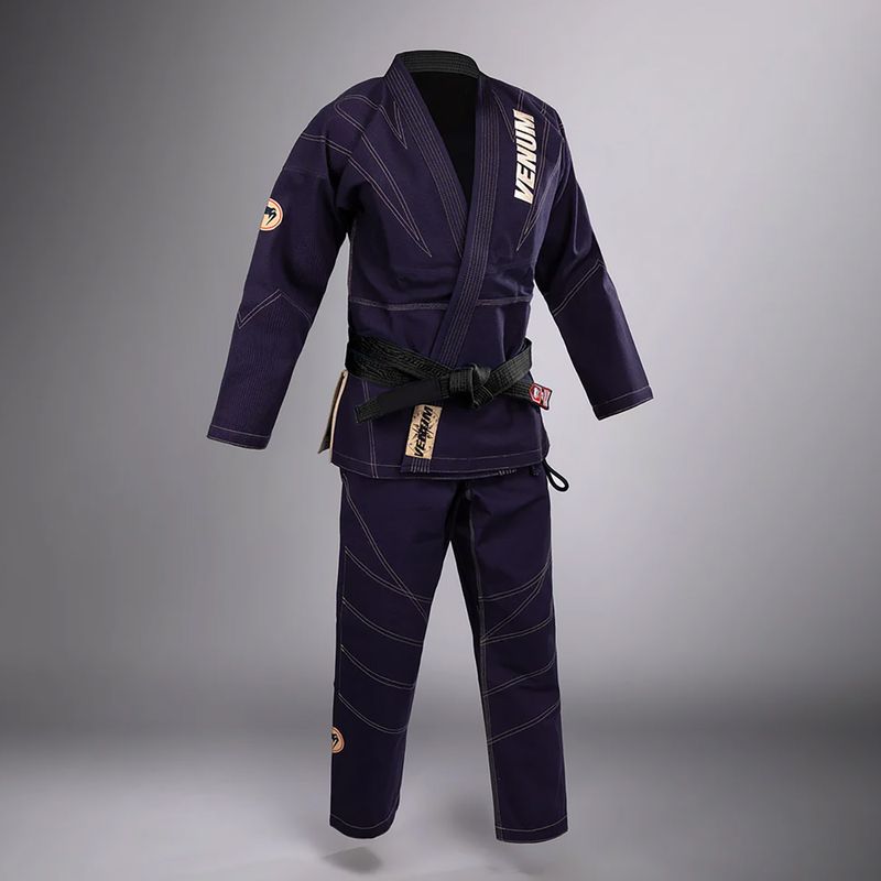 GI do brazylijskiego jiu-jitsu Venum Elite 5.0 navy 3