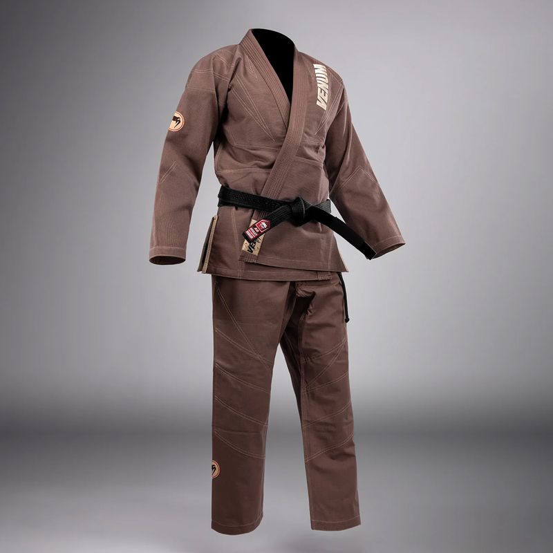 GI do brazylijskiego jiu-jitsu Venum Elite 5.0 chocolate brown 3