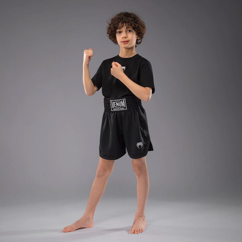 Spodenki bokserskie dziecięce Venum Classic Jr black 5