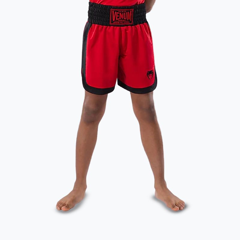 Spodenki bokserskie dziecięce Venum Classic Jr cherry red