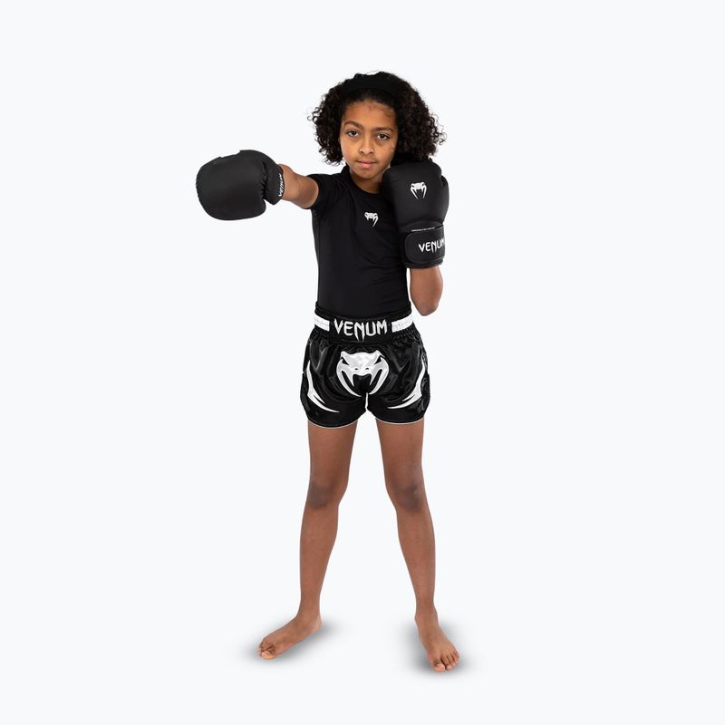 Spodenki treingowe dziecięce Venum Inferno Muay Thai Jr black 2