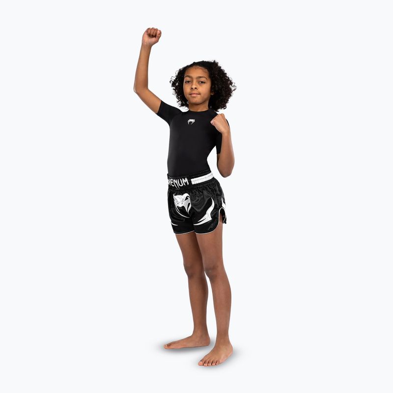 Spodenki treningowe dziecięce Venum Inferno Muay Thai Jr black 4
