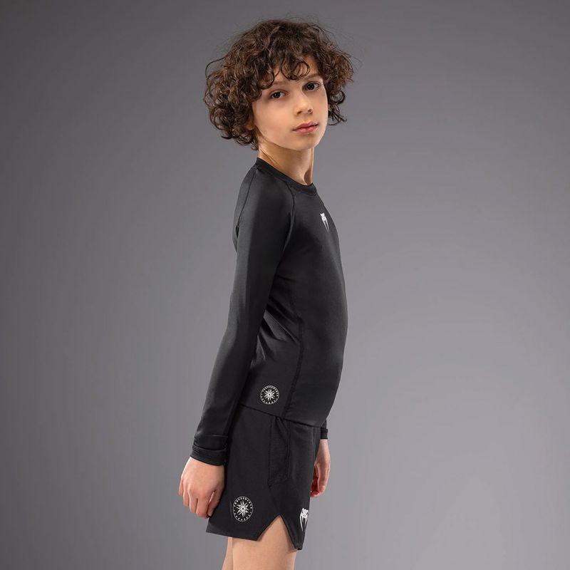 Longsleeve treningowy dziecięcy Venum Contender Rashguards Jr black 4