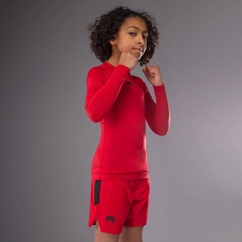 Longsleeve treningowy dziecięcy Venum Contender Rashguards Jr cherry red 5