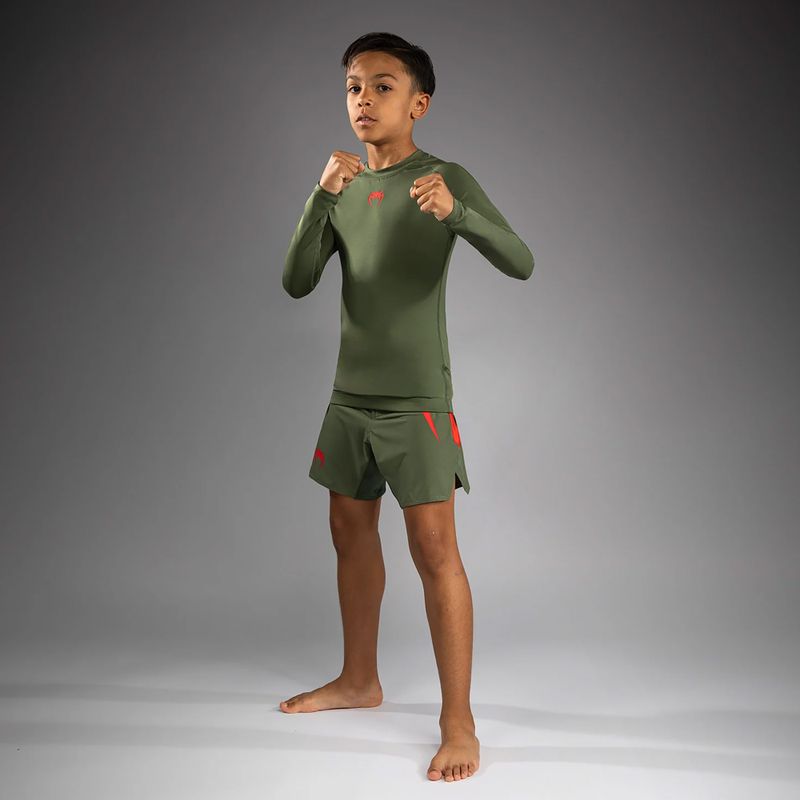 Longsleeve treningowy dziecięcy Venum Contender Rashguards Jr khaki 2