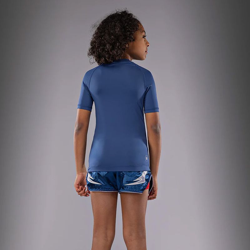 Koszulka treningowa dziecięca Venum Contender Rashguards Jr royal blue 2