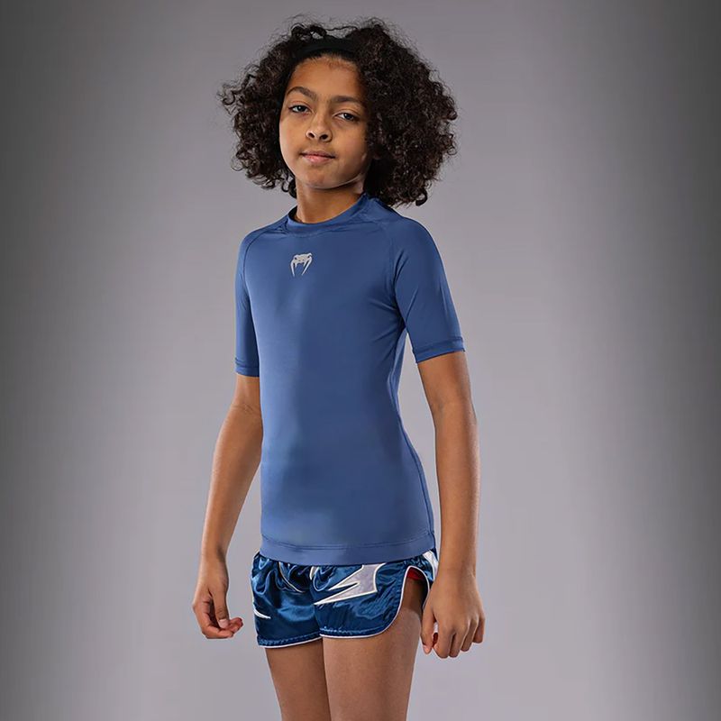 Koszulka treningowa dziecięca Venum Contender Rashguards Jr royal blue 3