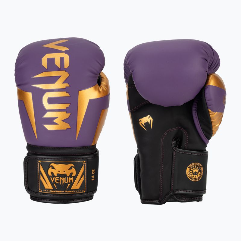Rękawice bokserskie Venum Elite dark purple