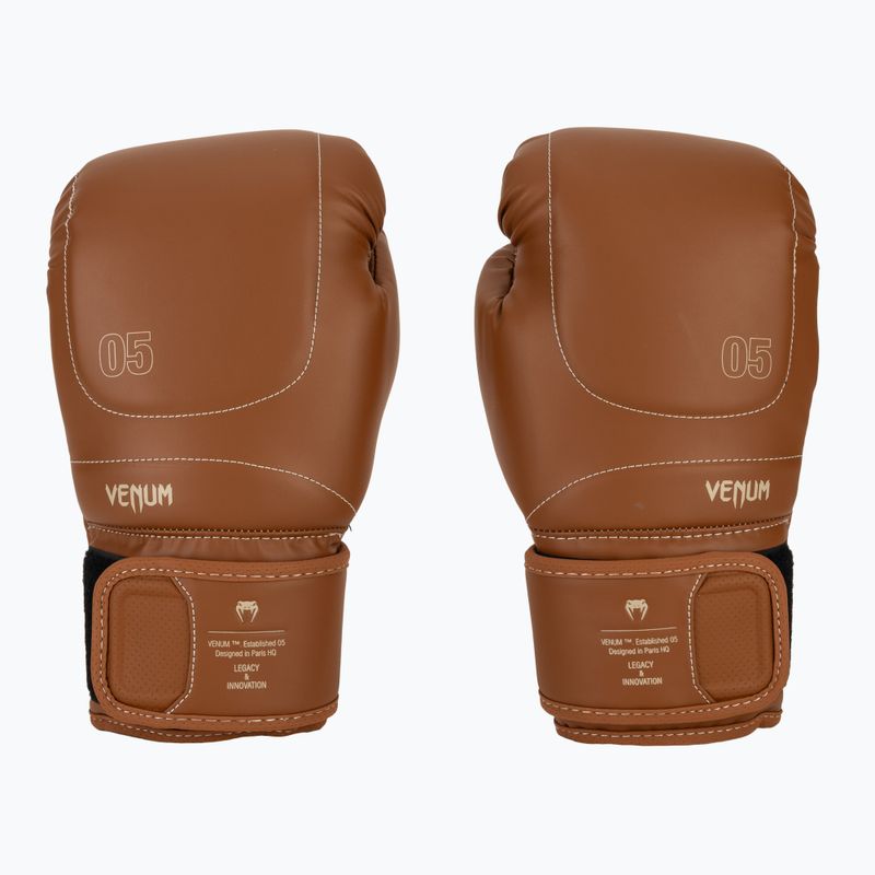 Rękawice bokserskie męskie Venum Impact Evo VENUM-05061-058 chocolate 2