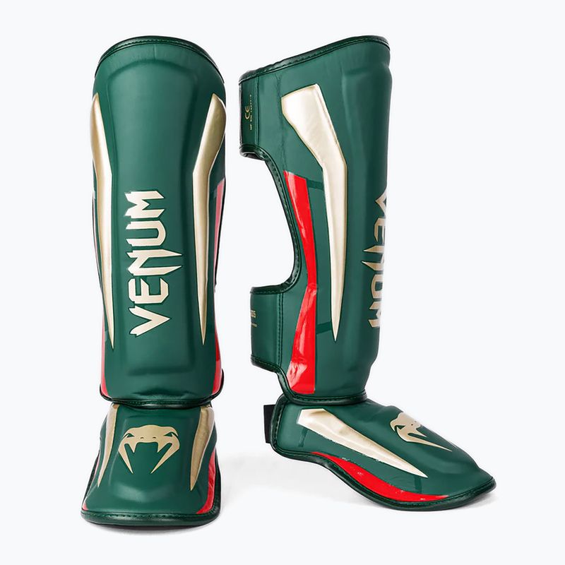 Ochraniacze piszczeli i stóp Venum Elite Standup Shin Guards green 2
