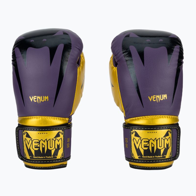 Rękawice bokserskie Venum Giant 3.0 dark purple/gold 2