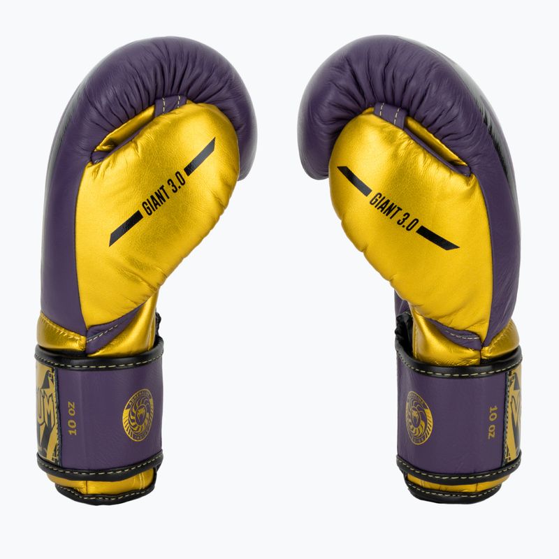 Rękawice bokserskie Venum Giant 3.0 dark purple/gold 4