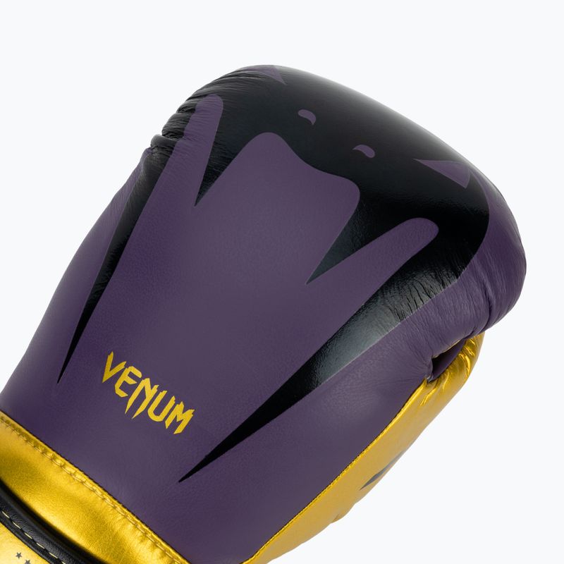 Rękawice bokserskie Venum Giant 3.0 dark purple/gold 5