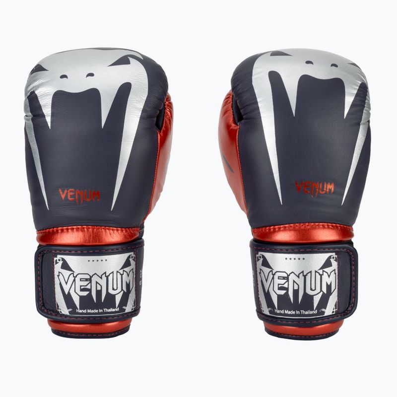Rękawice bokserskie Venum Giant 3.0 navy blue/red 2