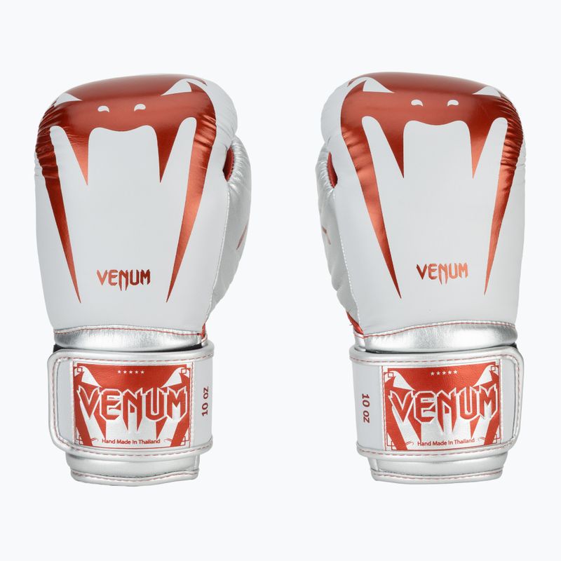 Rękawice bokserskie Venum Giant 3.0 red/silver 2
