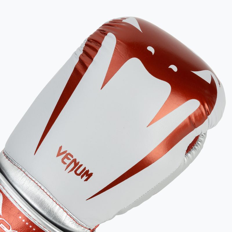 Rękawice bokserskie Venum Giant 3.0 red/silver 5