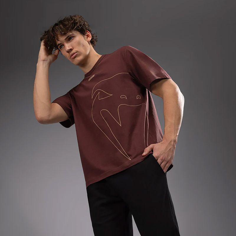 Koszulka męska Venum Giant Connect T-Shirt chocolate brown 3