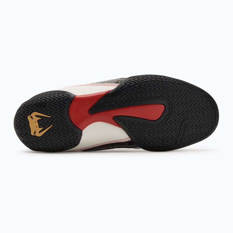 Buty bokserskie Venum Elite Boxing ice/gold logo 4