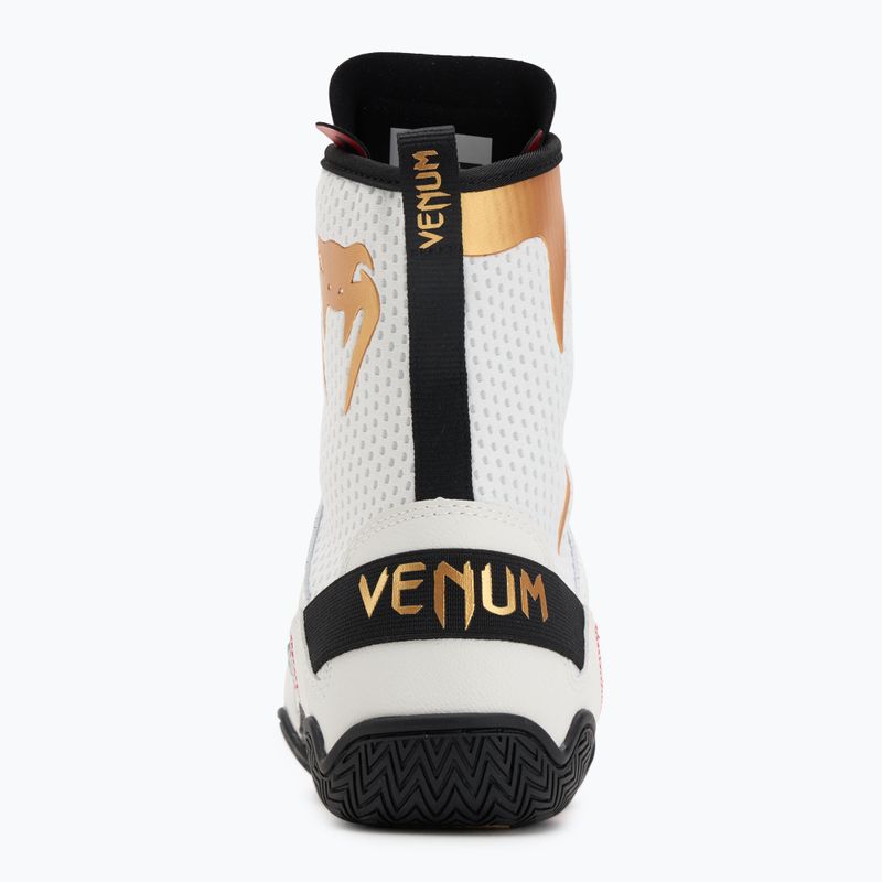 Buty bokserskie Venum Elite Boxing ice/gold logo 6