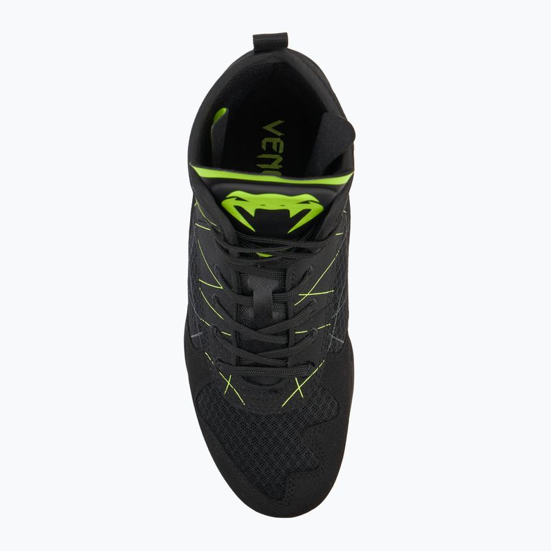 Buty bokserkie męskie Venum Training Camp 4.0 Boxing black/neo green 5