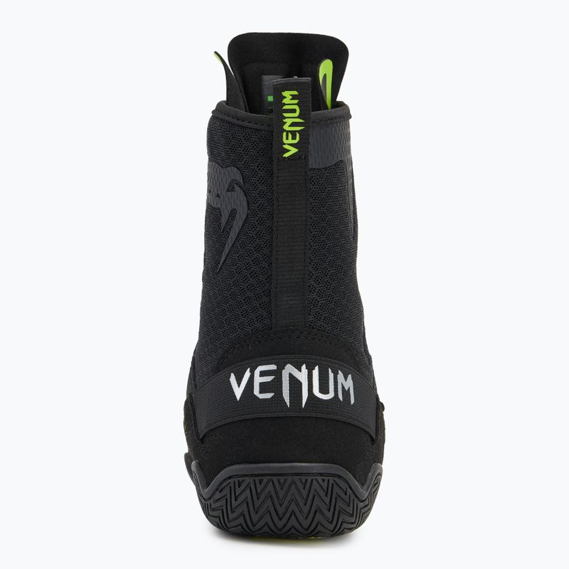 Buty bokserkie męskie Venum Training Camp 4.0 Boxing black/neo green 6