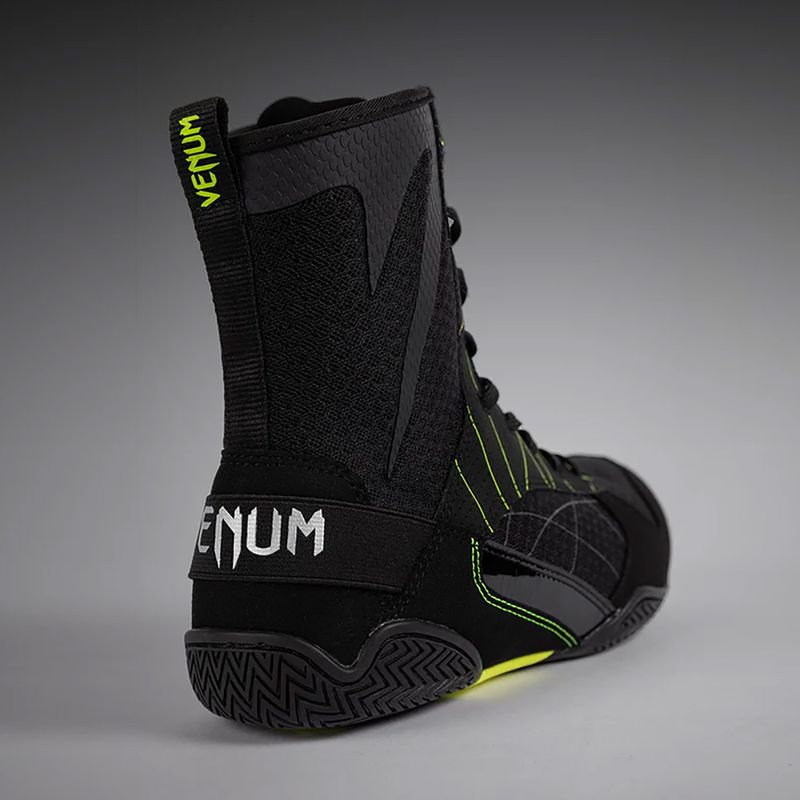 Buty bokserkie męskie Venum Training Camp 4.0 Boxing black/neo green 11