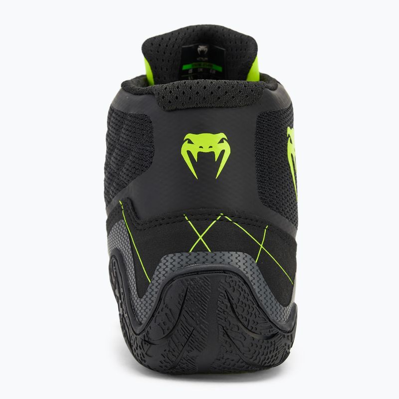 Buty bokserskie męskie Venum Training Camp 4.0 Wrestling black/neo green 6