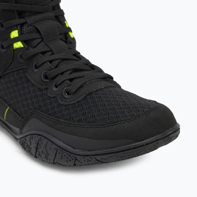 Buty bokserskie męskie Venum Training Camp 4.0 Wrestling black/neo green 7