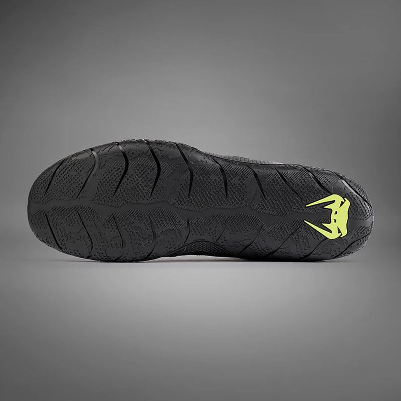 Buty bokserskie męskie Venum Training Camp 4.0 Wrestling black/neo green 7
