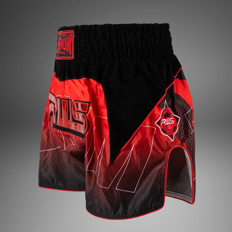 Spodenki treningowe męskie Venum x RWS 2.0 Muay Thai black/red 2