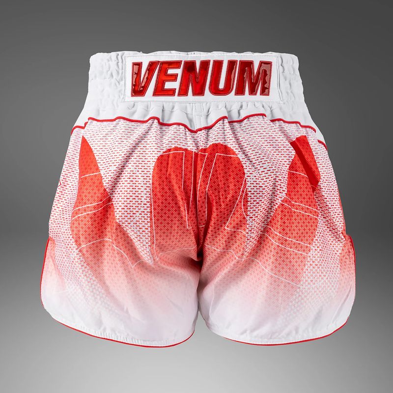Spodenki treningowe męskie Venum x RWS 2.0 Muay Thai white/red 2