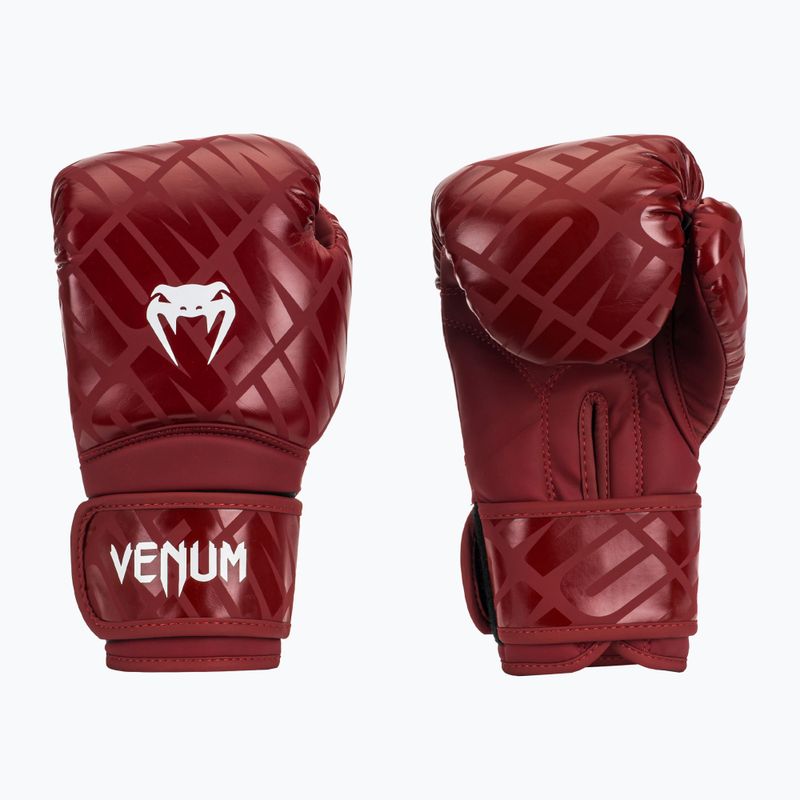 Rękawice bokserkie Venum Contender 1.5XT Boxing glossy burgundy