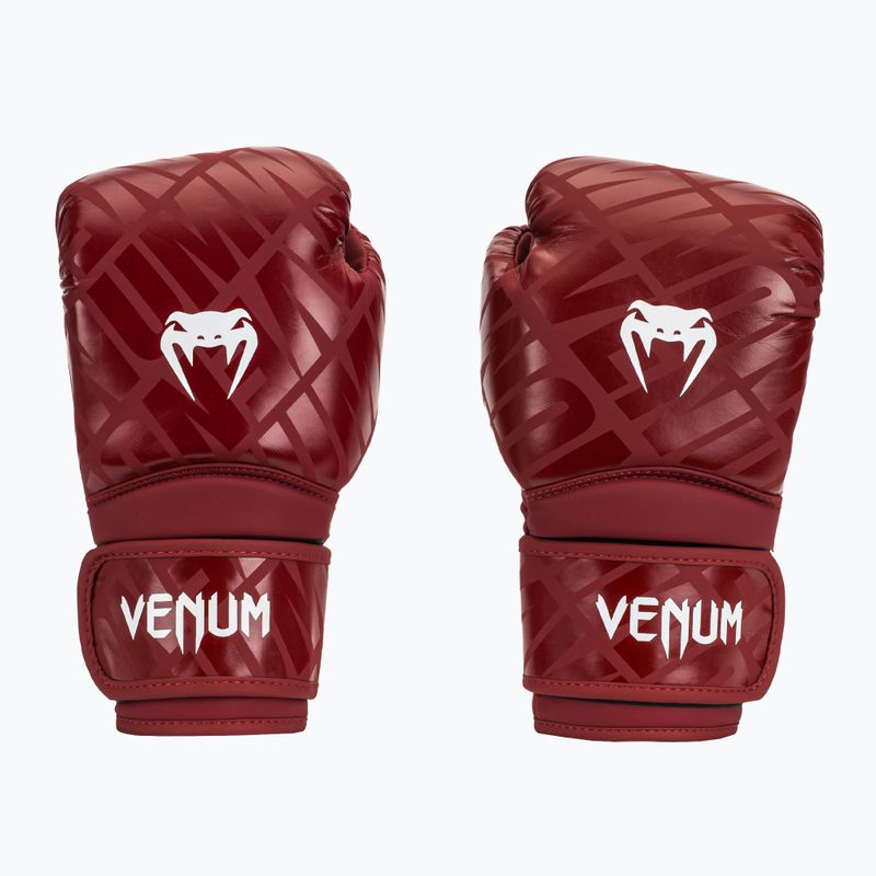 Rękawice bokserkie Venum Contender 1.5XT Boxing glossy burgundy 2