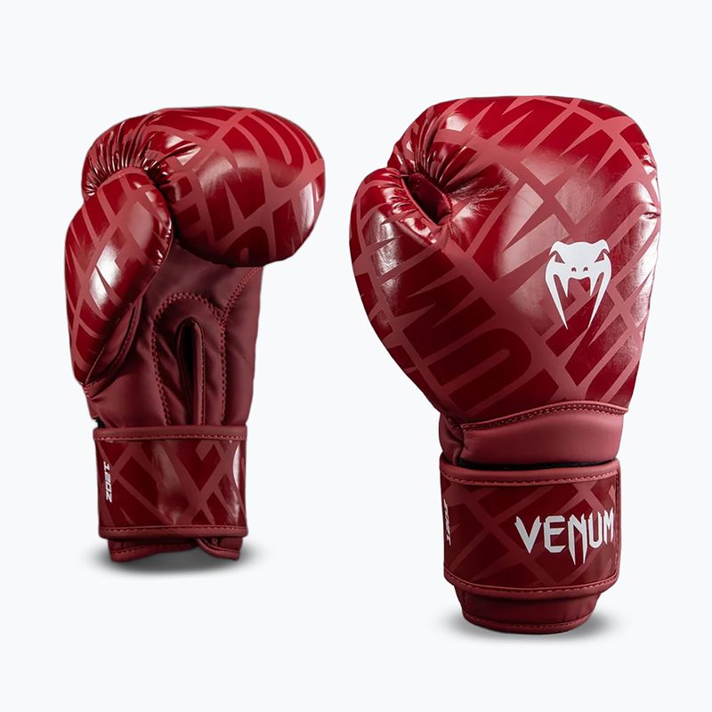 Rękawice bokserkie Venum Contender 1.5XT Boxing glossy burgundy 2