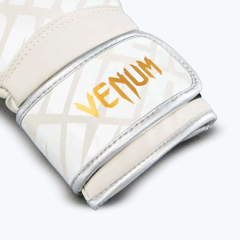 Rękawice bokserkie Venum Contender 1.5XT Boxing light beige/white cream 3