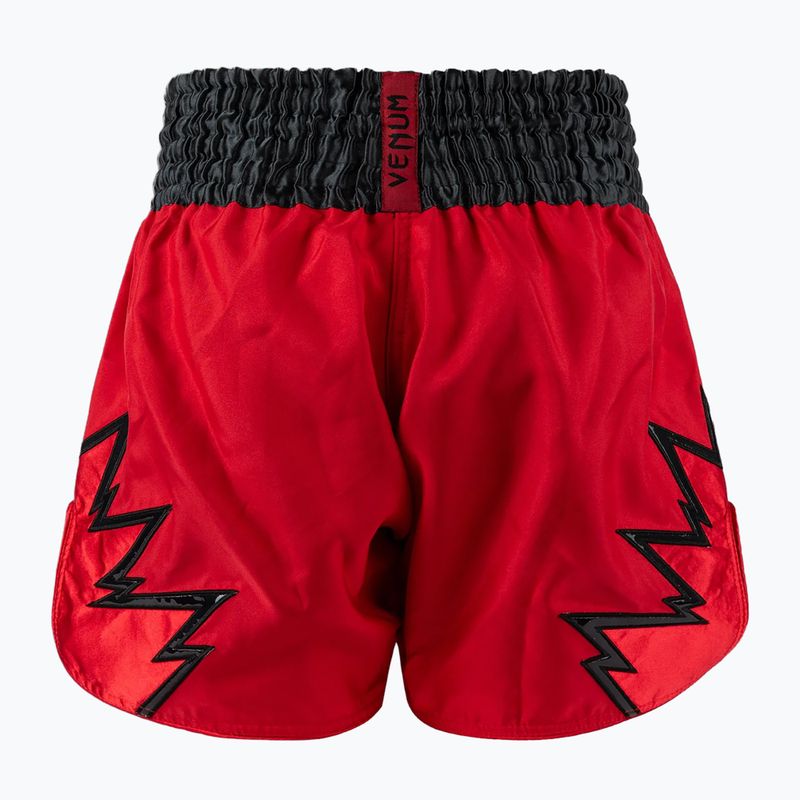 Spodenki treningowe męskie Venum Inferno Muay Thai red/charcol grey/black 2