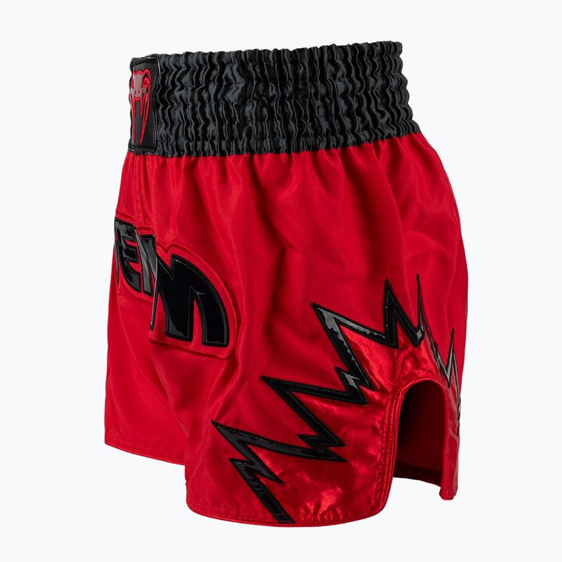 Spodenki treningowe męskie Venum Inferno Muay Thai red/charcol grey/black 3
