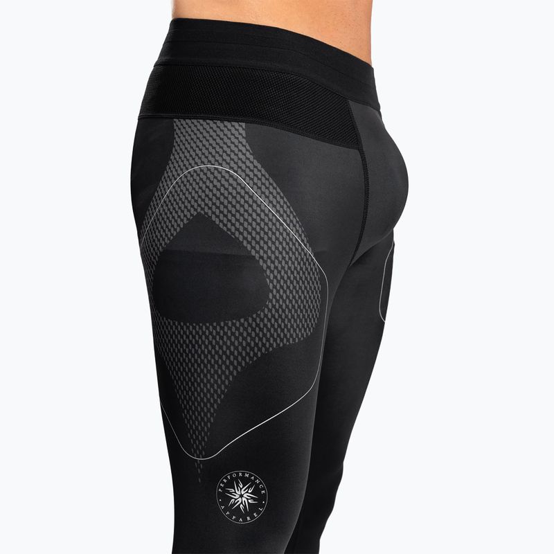 Legginsy treningowe męskie Venum Nexus Spats black/silver 5