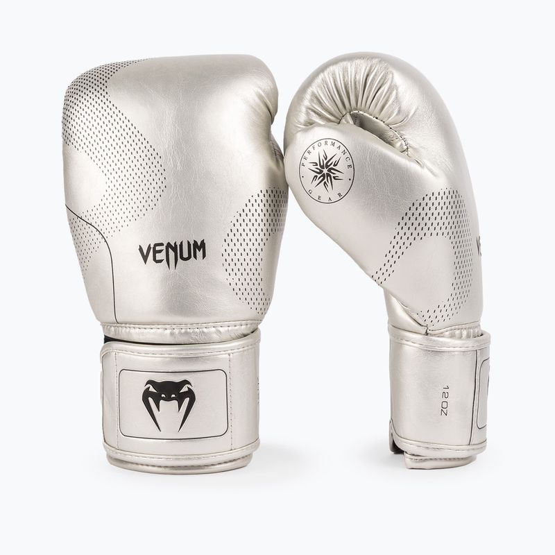 Rękawice bokserskie Venum Nexus Boxing silver/black 2