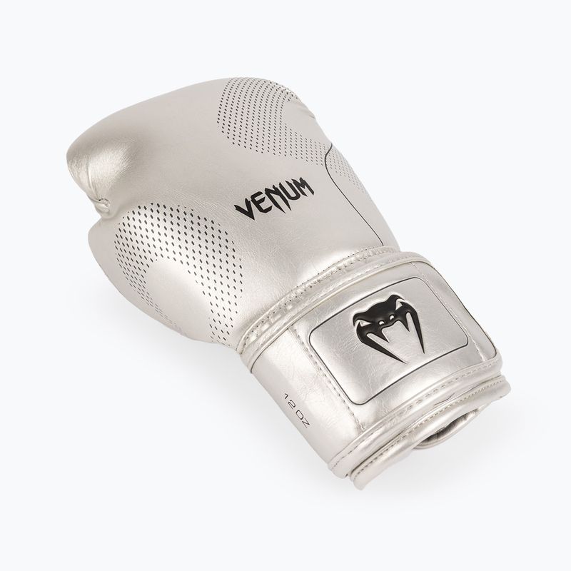 Rękawice bokserskie Venum Nexus Boxing silver/black 3
